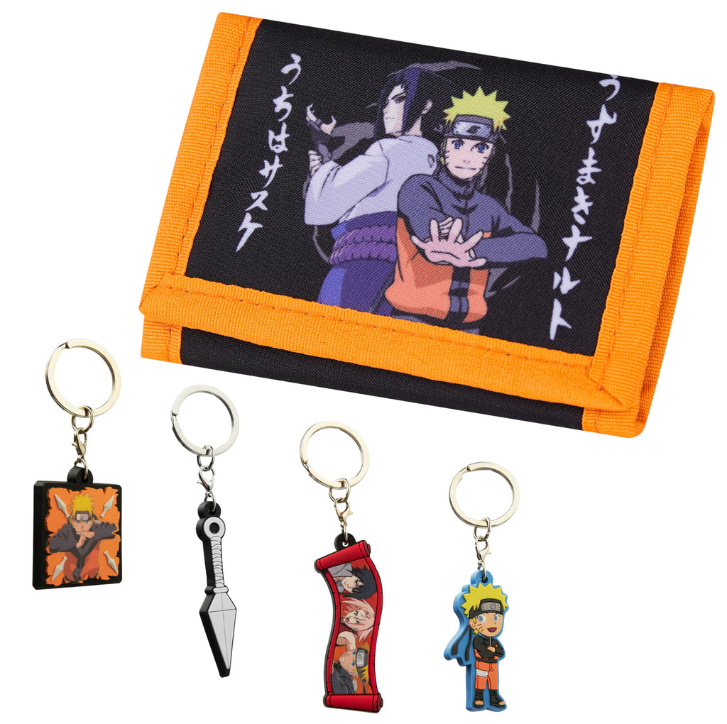 Naruto Boys Wallet and Keyrings