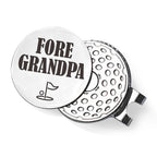 Fore Grandpa Golf Ball Marker Fathers Day Golf Gifts