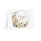 Thank You Floral Greeting Cards — Pack of 1, 10, 30 or 50