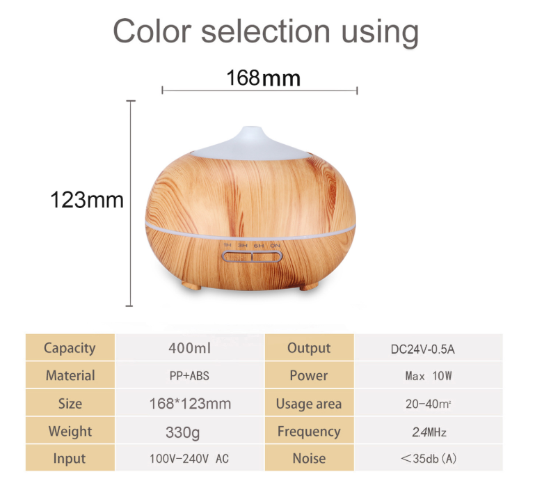 Ultrasonic Aroma Diffuser and Air Purifier Humidifier