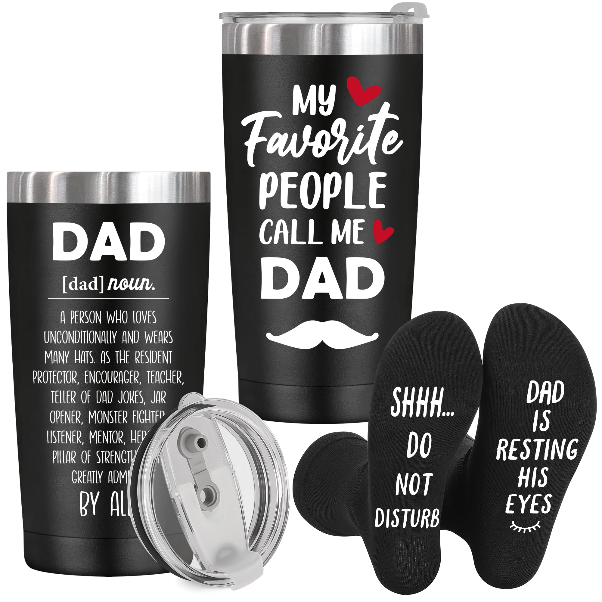 Gift for Dad - Socks & 20oz Tumbler